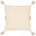 Surya Tov Ivory Pillow Shell With Down Insert 20"H X 20"W