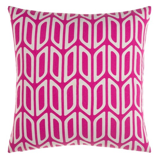 Surya Trudy Pillow Shell With Down Insert 18"H X 18"W Rose