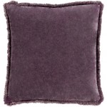 Surya Wcv-006 Lavender Pillow Shell With Polyester Insert 22"H X 22"W