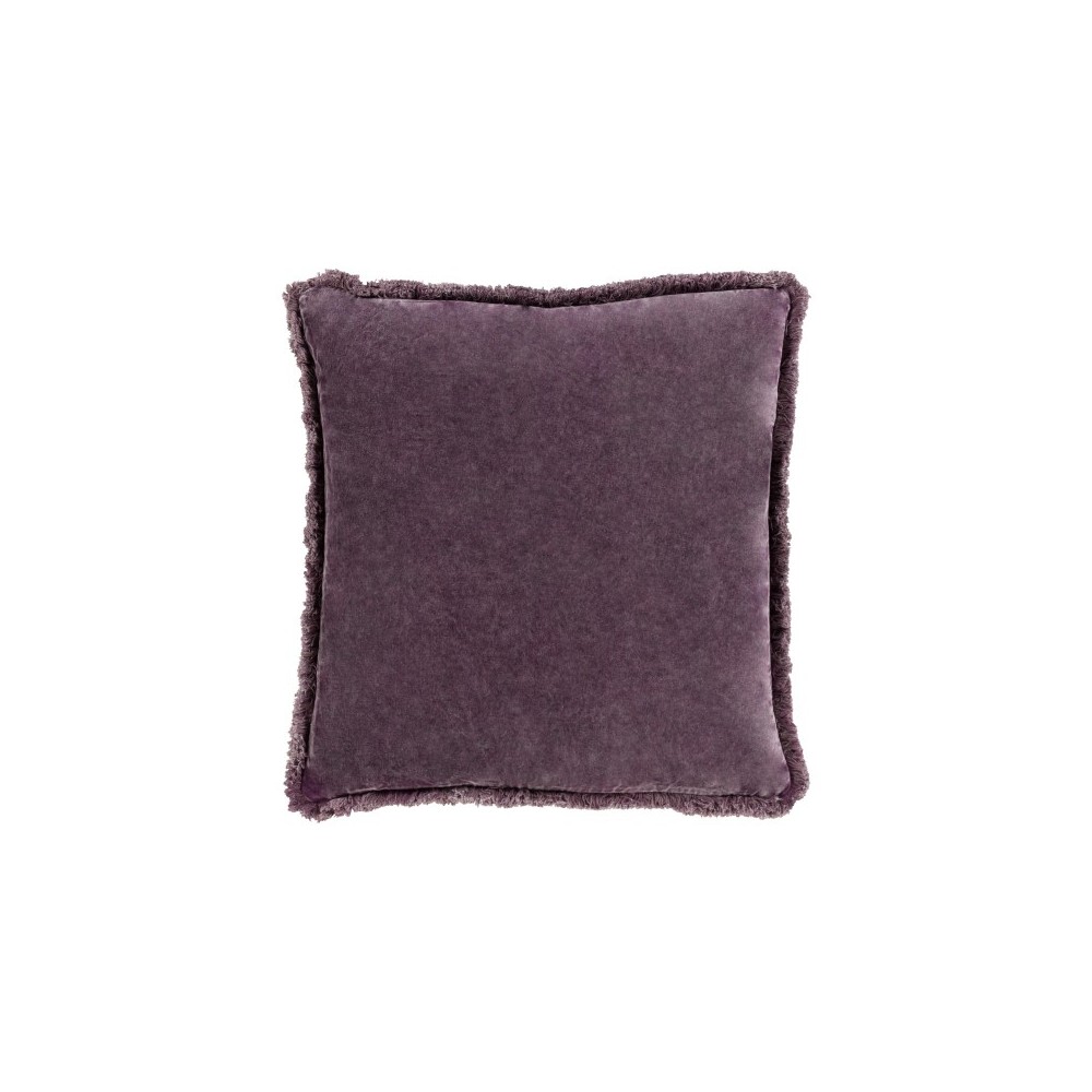 Surya Wcv-006 Lavender Pillow Shell With Polyester Insert 22"H X 22"W Surya Wcv-006 Lavender Pillow Shell With Polyester Insert 22"H X 22"W
