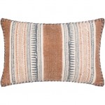 Surya Zendaya Dark Blue Pillow Shell With Polyester Insert 14"H X 22"W