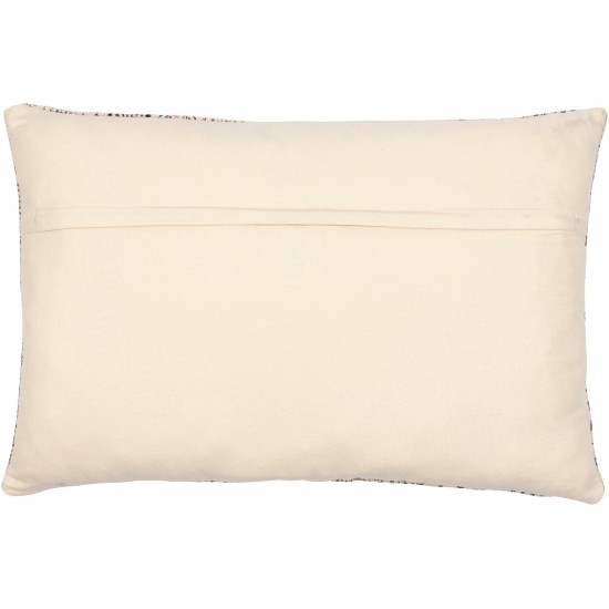 Surya Zoya Pillow Shell With Down Insert 16"H X 24"W Ivory