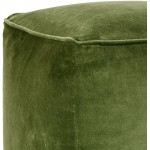 Surya Cotton Velvet Cvpf-018 Pouf 16"H X 16"W X 16"D