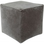 Surya Cotton Velvet Cvpf-022 Pouf 16"H X 16"W X 16"D