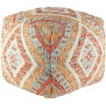 Surya Luanda Aqua Pouf 18"H X 18"W X 18"D