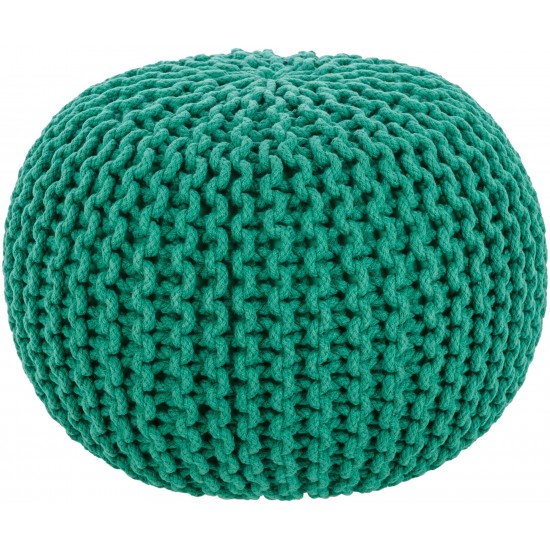 Surya Malmo Emerald Pouf 14"H X 20"W X 20"D