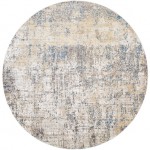 Surya Aisha Rug 5'3" Round Light Blue