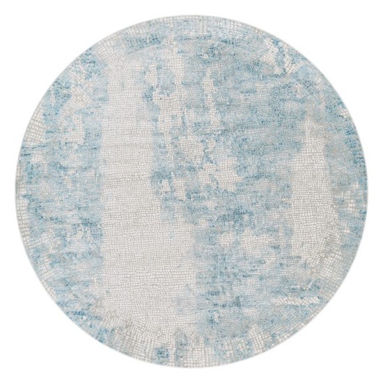 Surya Aisha Rug 5'3" Round - Light Blue