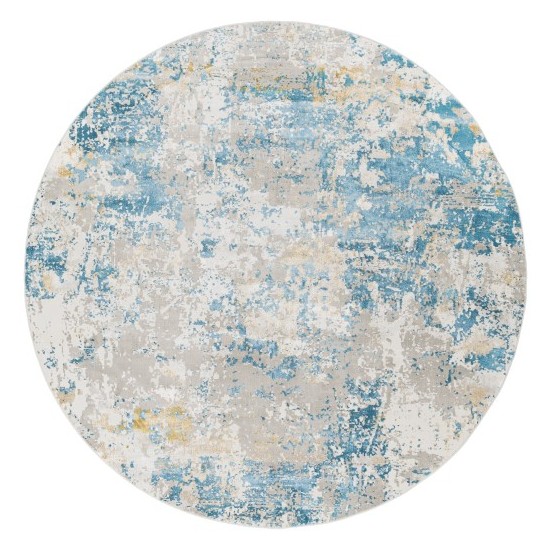 Surya Aisha Light Blue Rug 5'3" Round