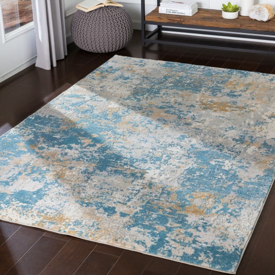 Surya Aisha Light Blue Rug 5'3" Round