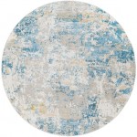 Surya Aisha Light Blue Rug 6'7" Round