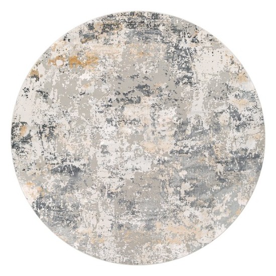 Surya Aisha Rug 5'3" Round - Charcoal