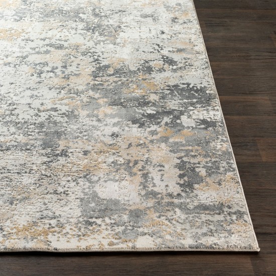 Surya Aisha Rug 5'3" Round - Charcoal