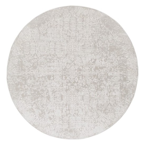 Surya Aisha Rug 5'3" Round Light Gray