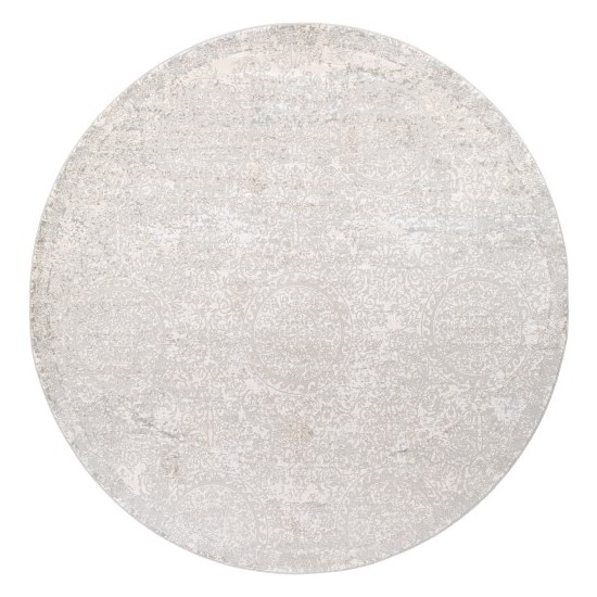 Surya Aisha Light Gray Rug 5'3" Round