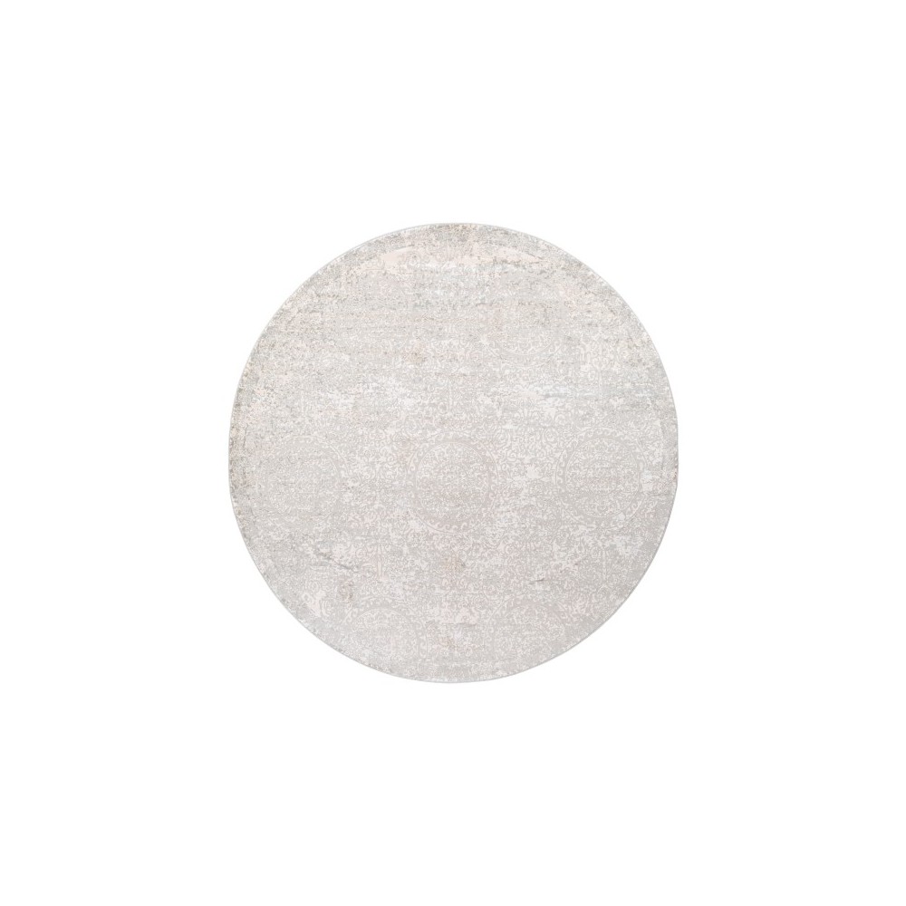 Surya Aisha Light Gray Rug 6'7" Round