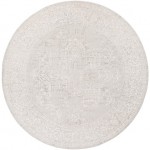 Surya Aisha Gray Rug 5'3" Round