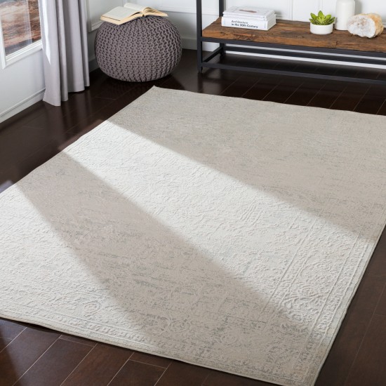 Surya Aisha Gray Rug 5'3" Round