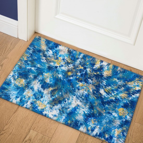 Addison Rugs Karina AKC47 Blue 1'8" x 2'6" Rug