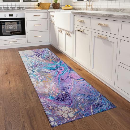 Addison Rugs Karina AKC49 Periwinkle 2'3" x 7'6" Rug