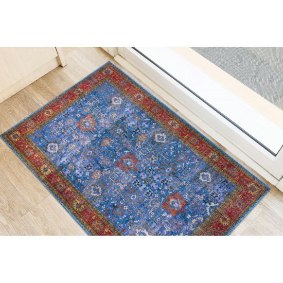 Addison Rugs Kensington AKE39 Blue 1'8" x 2'6" Rug