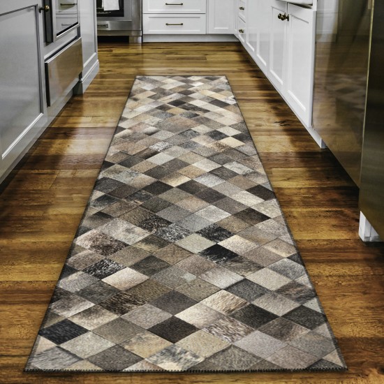 Addison Rugs Laredo ALR32 Gray 2'3" x 7'6" Rug