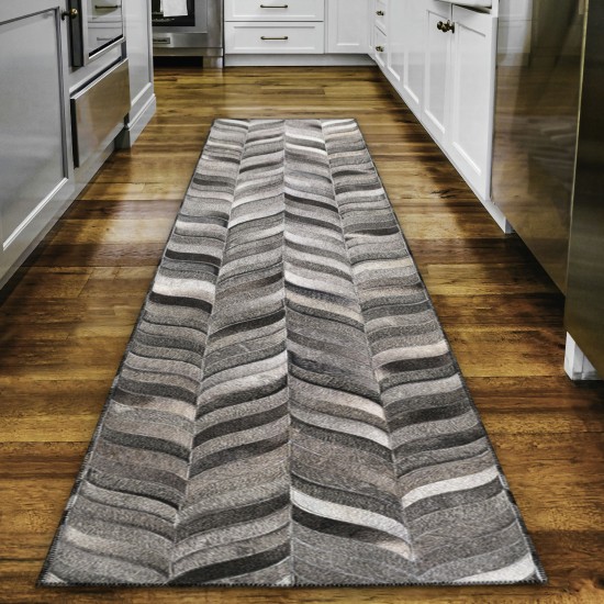 Addison Rugs Laredo ALR41 Gray 2'3" x 7'6" Rug