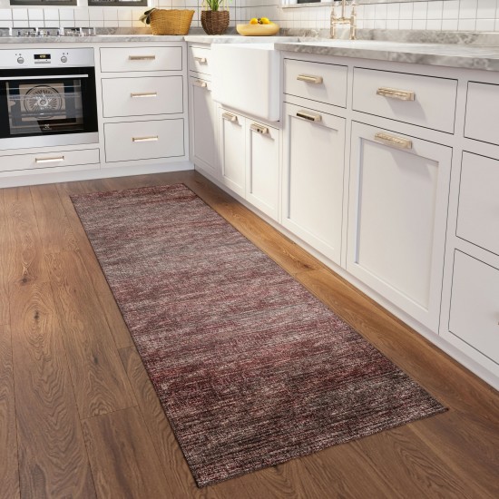 Addison Rugs Marston AMA31 Burgundy 2'3" x 7'6" Rug