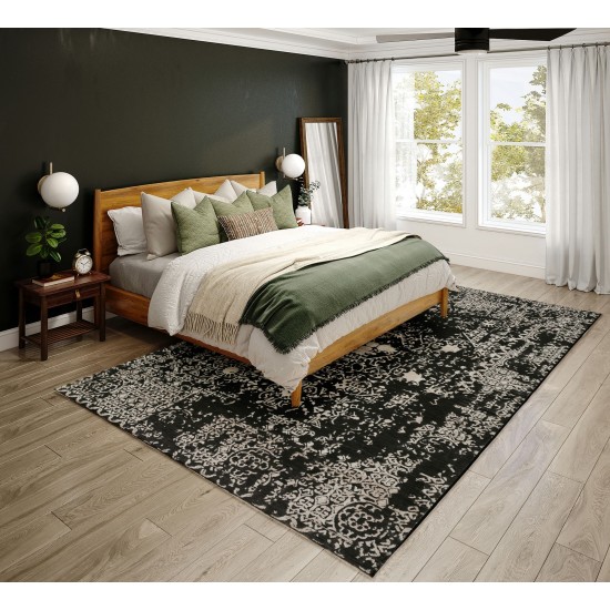 Addison Rugs Nelson ANE33 Black 5'3" x 7'8" Rug