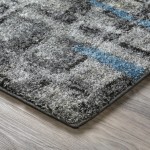 Addison Rugs Plano APL34 Grey 3'3" x 5'3" Rug