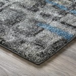 Addison Rugs Plano APL34 Grey 7'10" x 10'7" Rug