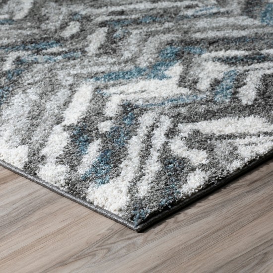 Addison Rugs Reston OSRE32 Grey 9'6" x 13'2" Rug