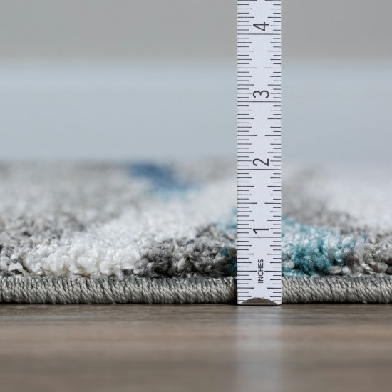 Addison Rugs Reston OSRE35 Teal 9'6" x 13'2" Rug