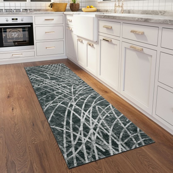 Addison Rugs Rylee ARY32 Charcoal 2'3" x 7'6" Rug