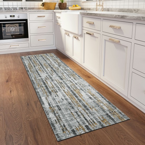 Addison Rugs Rylee ARY36 Silver 2'3" x 7'6" Rug