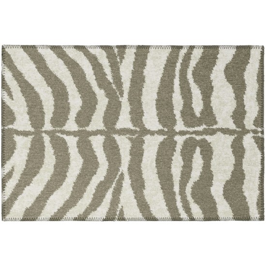 Addison Rugs Safari ASF31 Taupe 1'8" x 2'6" Rug