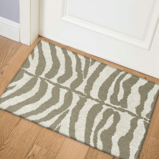 Addison Rugs Safari ASF31 Taupe 1'8" x 2'6" Rug