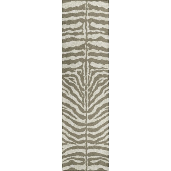 Addison Rugs Safari ASF31 Taupe 2'3" x 7'6" Rug