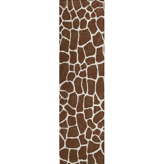 Addison Rugs Safari ASF34 Coffee 2'3" x 7'6" Rug