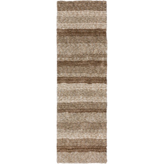 Addison Rugs Sanibel ASN31 Taupe 2'3" x 7'6" Rug