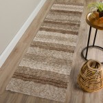 Addison Rugs Sanibel ASN31 Taupe 2'3" x 7'6" Rug