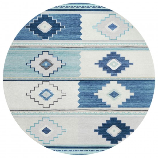 Addison Rugs Sonora ASO31 Blue 8' x 8' Rug