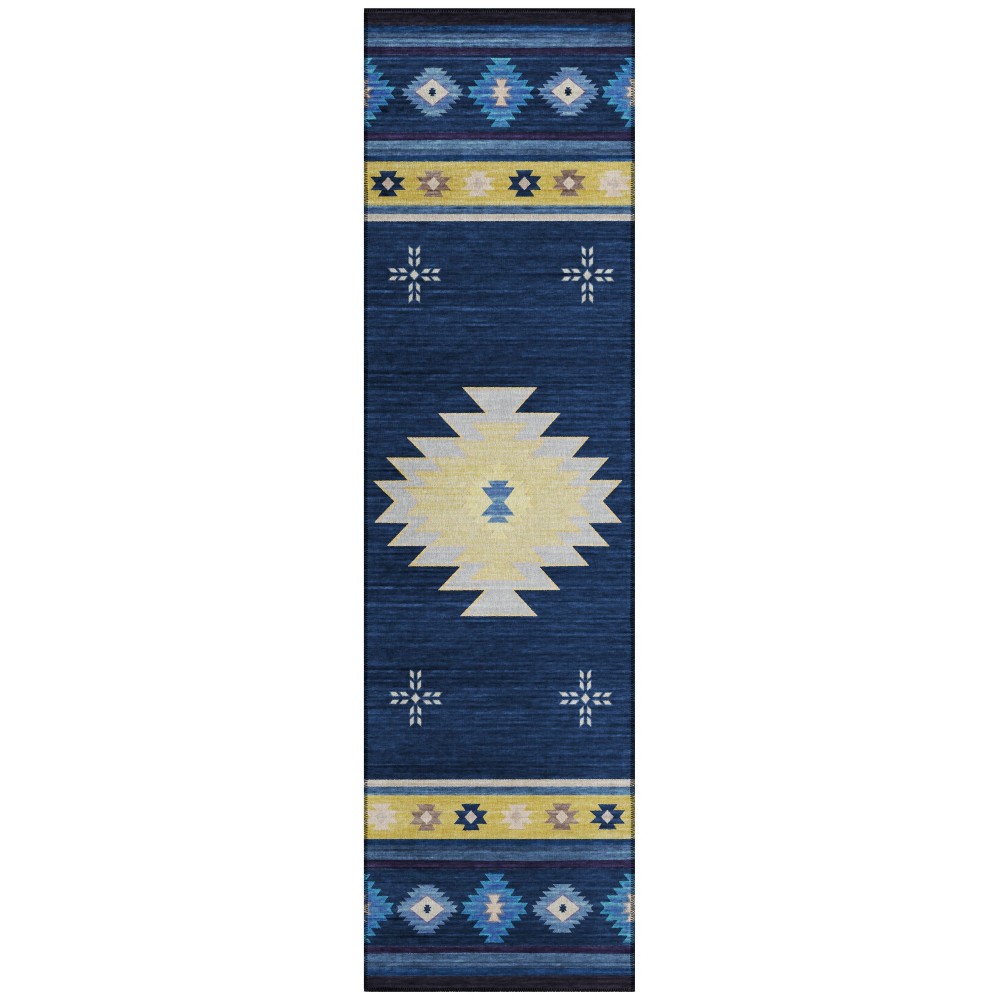 Addison Rugs Sonora ASO34 Blue 2'3" x 7'6" Rug