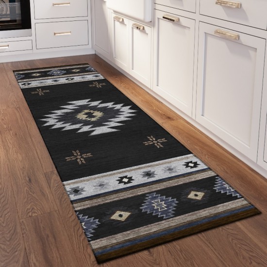 Addison Rugs Sonora ASO34 Midnight 2'3" x 7'6" Rug