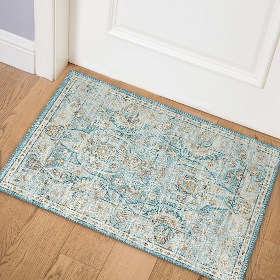 Addison Rugs Sterling AST35 Peacock 1'8" x 2'6" Rug