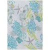 Addison Rugs Surfside ASR31 Aqua 9' x 12' Rug