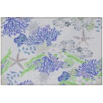 Addison Rugs Surfside ASR31 Blue 1'8" x 2'6" Rug