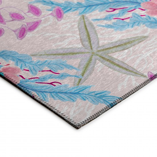 Addison Rugs Surfside ASR31 Raspberry 8' x 10' Rug