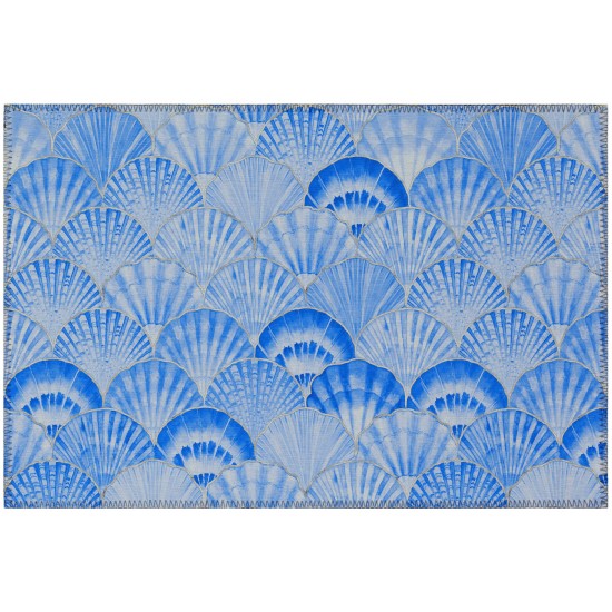 Addison Rugs Surfside ASR32 Blue 1'8" x 2'6" Rug