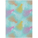 Addison Rugs Surfside ASR33 Aqua 3\' x 5\' Rug